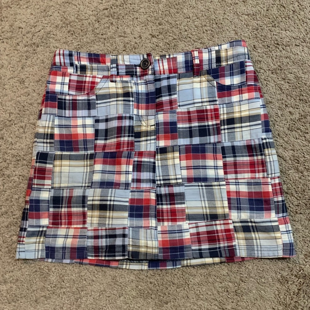 Ann Taylor Loft Plaid Cotton Skirt 4